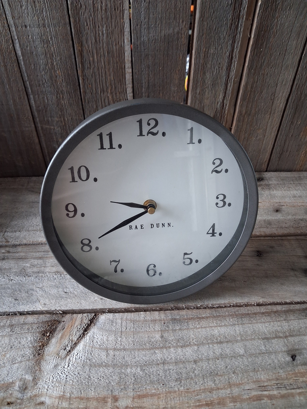 Authentic Rae Dunn Round Clock - Picture 2 of 3